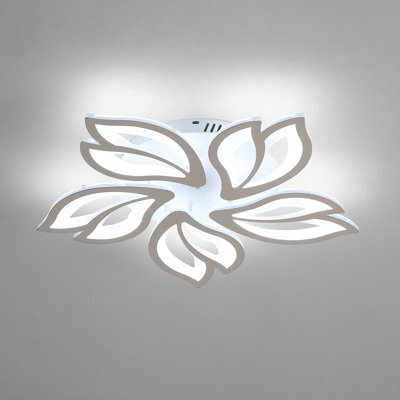 Pheashine White Led Ceiling Light 65W 6000Lm Modern Chandelier 6500K Cool White - image 1