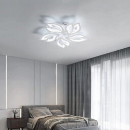 Pheashine White Led Ceiling Light 65W 6000Lm Modern Chandelier 6500K Cool White - thumbnail 2