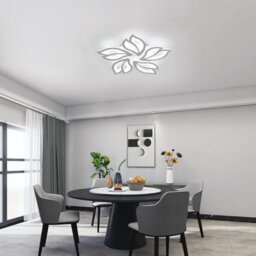 Pheashine White Led Ceiling Light 65W 6000Lm Modern Chandelier 6500K Cool White - thumbnail 3