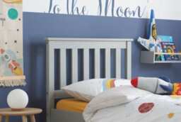 Save On Goods UK 3Ft Single Grey Painted Wood Bed Frame.wooden Shaker Style,low Footend Bedstead - thumbnail 2