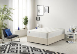 Somnior Beds Somnior Tweed Natural Memory Foam Divan Bed With Mattress -Single - thumbnail 1