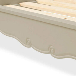 Statement Furniture Juliette French Style 4Ft6 Double Bed With Wooden Headboard - Champagne - thumbnail 7