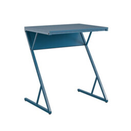 Alphason Dorel Home Regal Accent Table Laptop Desk In Metal Blue