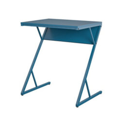 Novogratz Regal Accent Table Laptop Desk In Metal Blue - thumbnail 5