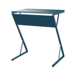 Novogratz Regal Accent Table Laptop Desk In Metal Blue - thumbnail 4
