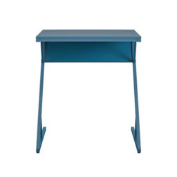 Novogratz Regal Accent Table Laptop Desk In Metal Blue - thumbnail 6