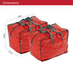 The Christmas Workshop 2Pcs Decoration Storage Bag - thumbnail 2