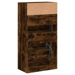 Walplus Shoe Cabinet Smoked Oak 60X34X116 Engineered Wood - thumbnail 7