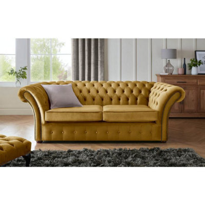 Chesterfield Beaumont 3 Seater Sofa Malta Gold 13 - image 1