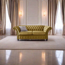 Chesterfield Beaumont 3 Seater Sofa Malta Gold 13 - thumbnail 2