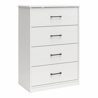 Dorel Brez Build Pearce 4 Drawer Dresser White - image 1