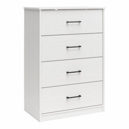 Dorel Brez Build Pearce 4 Drawer Dresser White - thumbnail 1