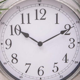 Annibells  Large Metal Garden Wall Clock Round Station Indoor / Outdoor Zinc Clock  (14305) - thumbnail 4