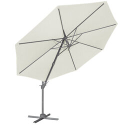 Dellonda 3M Cantilever Parasol With 360 Rotation, Tilt And Cover Cream - Dg268 - thumbnail 9