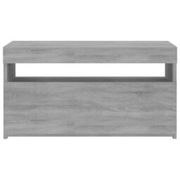 Walplus Tv Cabinet With Led Lights Grey Sonoma 75X35X40 Cm - thumbnail 7