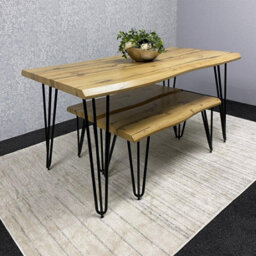 Kosy Koala Modern Dining Table Set With 2 Benches Kitchen Dining Room Furniture - thumbnail 7