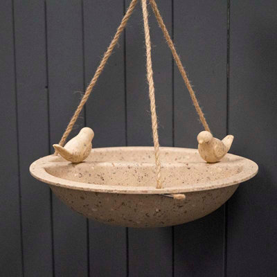 Four Candle Earthy Coffee Husks Hanging Bi - image 1