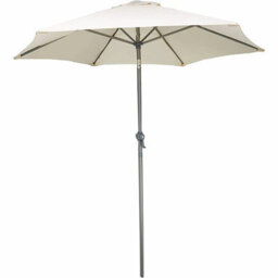 2M Garden Crank & Tilt Cream Parasol - thumbnail 8