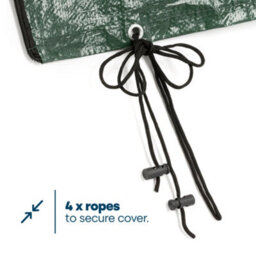 Livivo 3 Seater Garden Swing Cover Waterproof Outdoor Swing Seat Cover With Eyelets And Ropes Green 215 X 168 X 124Cm - thumbnail 6