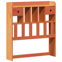 Berkfield Bed Frame Without Mattress Wax Brown 75X190 Cm Small Single Solid Wood Pine - thumbnail 6
