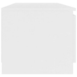 Berkfield Tv Cabinet White 140X40X35.5 Cm Engineered Wood - thumbnail 5