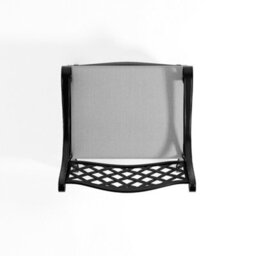 Breeins Set Of 2 Black Vintage And Elegant Cast Aluminium Chairs With Seat Cushions Located In Garden Patio And Balcony - thumbnail 8