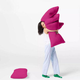 Ameha Bedding Pillowcase-Plain Dyed Hot Pink Breathable Envelope Durable Pillow Cover 2 Pair (50 X 75 Cm) Pillow Covers - thumbnail 5