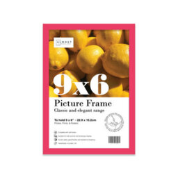9X6 Bright Pink Picture Frame (22.9 X 15.2Cm) Poster, Photo, Artwork, Gallery Wall Or Print - thumbnail 1