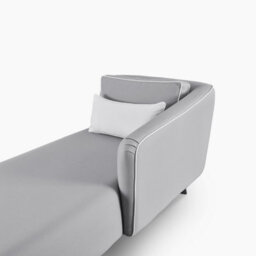 Emelda Grace Chloe Chaise Longue - Grey - thumbnail 3