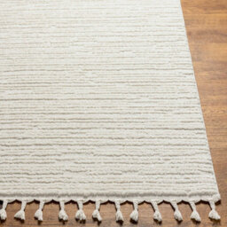 Livabliss Nora-Global Grey Ivory High Pile Fringe Living Dining Bedroom Rug 160 X 213 Cm Easy Care, Non Shedding - thumbnail 5