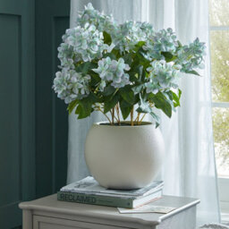 Wyld Haus Green Hellebore Artificial Plant In Rustic Taupe Pot, 41 Cm - thumbnail 5