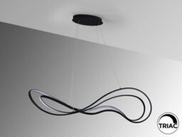 Luminosa Lighting Luminosa Danza Bar Pendant Ceiling Light Black Led 3000K - Uk Stock - thumbnail 4