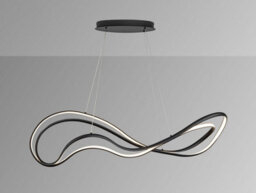 Luminosa Lighting Luminosa Danza Bar Pendant Ceiling Light Black Led 3000K - Uk Stock - thumbnail 3