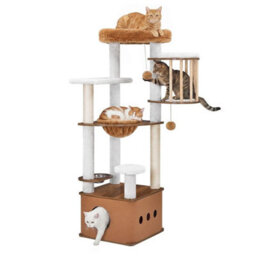 Cat Tree 150 Cm Tower Condo With Cat Scratching Post Cat Tower For Indoor Cats - thumbnail 5
