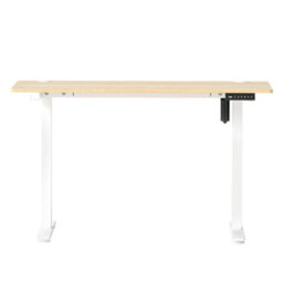 Levede Electric Standing Desk Height Adjustable Memory Control Natural Wood - thumbnail 3