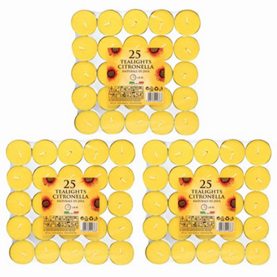 Price's Candles Prices Candles Citronella Tealights 25 X 3