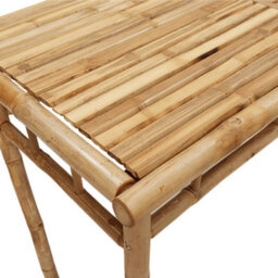 Walplus 5 Piece Garden Outdoor Dining Set Suitable For Backyard, Patio  Bamboo - Cushion Not Included - thumbnail 8