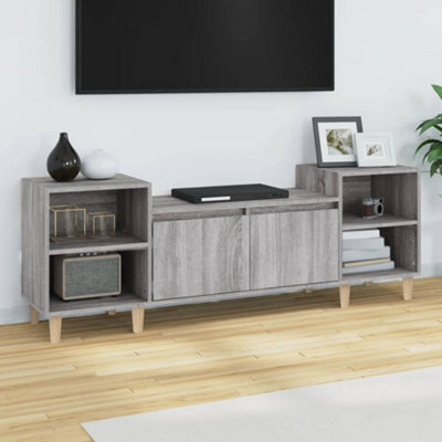 Walplus Tv Cabinet Grey Sonoma 160X35X55 Cm Engineered Wood - image 1