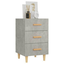 Berkfield Bedside Cabinet Concrete Grey 40X40X66 Cm Engineered Wood - thumbnail 7