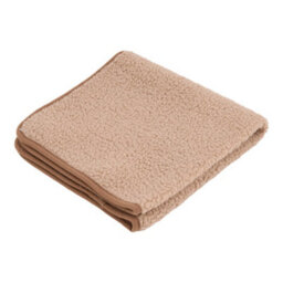Living And Home Camel Lambswool Style Non Slip Faux Plush Sofa Cover Pack Of 1 70Cm W X 70Cm D - thumbnail 3