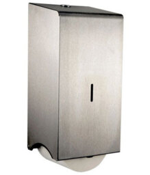 Holcombe Trading Two Roll Stainless Steel Toilet Tissue Holder