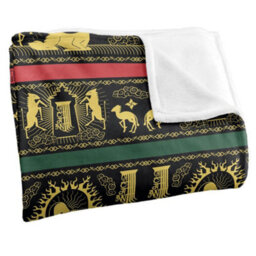 Fantastic Beasts: The Secrets Of Dumbledore Silky Brazil Pattern Supersoft Blanket Multicoloured (152Cm X 127Cm) - thumbnail 3