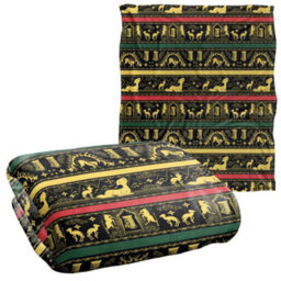Fantastic Beasts: The Secrets Of Dumbledore Silky Brazil Pattern Supersoft Blanket Multicoloured (152Cm X 127Cm) - thumbnail 2