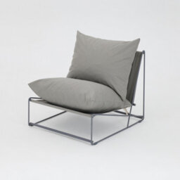 Home Detail Marina Steel 3 Seater Garden Chair, Grey - thumbnail 4