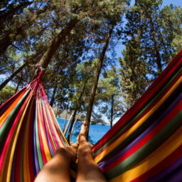 Hammock Tutumi 400257 Red 1 Person - thumbnail 2