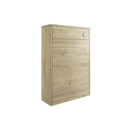 Grasmere Havana Oak Contemporary Oak Effect Freestanding Toilet Cabinet (H)888mm X (W)600mm - thumbnail 1