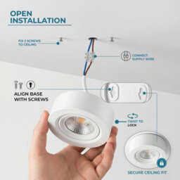 Recessed Led Spot Lights Ceiling Downlight Surface Downlight Power 7W - thumbnail 6