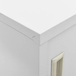 Berkfield Locker Cabinets 5 Pcs Light Grey 90X45X92.5 Cm Steel - thumbnail 8