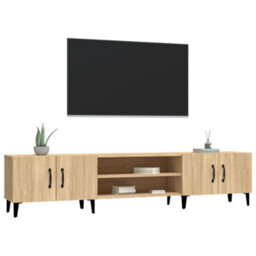 Walplus Tv Cabinet Sonoma Oak 180X31.5X40 Cm Engineered Wood - thumbnail 4
