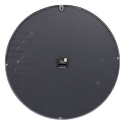 Buttercup Farm Framed Beaded Mirrored Round Clock - Iron - L4 X W70 X H70 Cm - Grey/silver - thumbnail 3